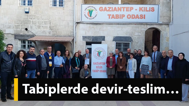 Tabiplerde devir-teslim…