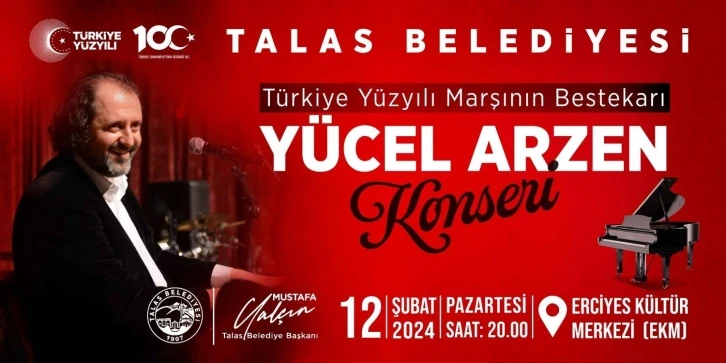 Talas’ta Yücel Arzen Heyecanı
