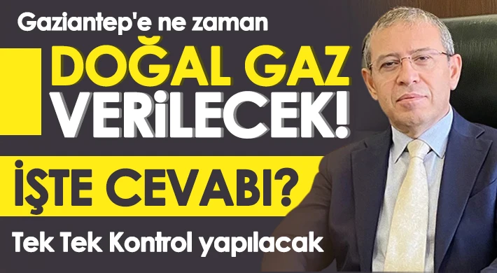 Tancan’dan Gaziantep’e doğalgaz açıklaması-