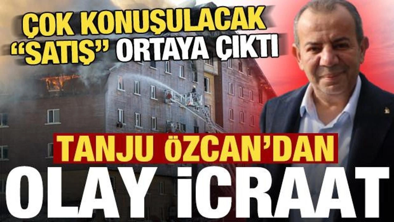 Tanju Özcan'dan olay icraat! İtfaiye aracını satıp bakın ne yapmış...