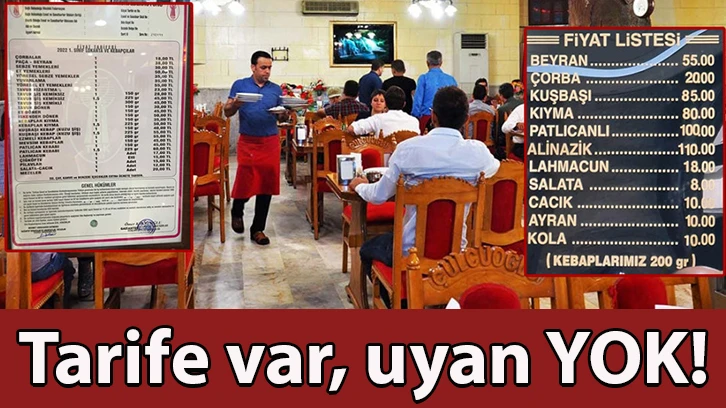 Tarife var, uyan YOK!