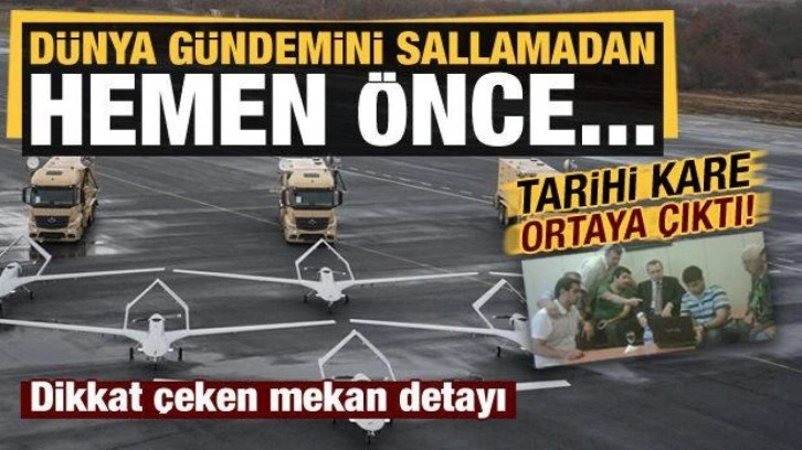 Tarihi fotoğraf ortaya çıktı, çarpıcı mekan detayı: Dünya gündemine oturmadan hemen önce..