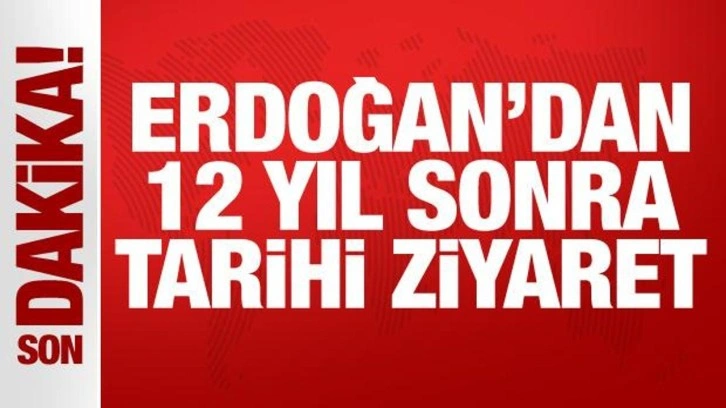 Tarihi ziyaret: Cumhurbaşkanı Erdoğan 12 yıl sonra Mısır'da!