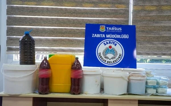 Tarsus'ta zabıtadan gıda denetimi