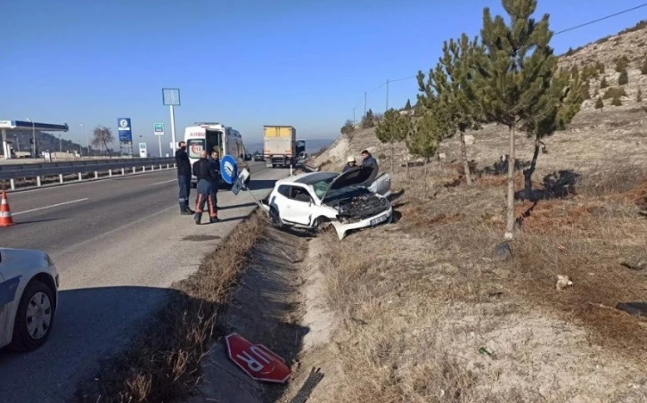 Tavşanlı’da trafik kazası: 2 yaralı
