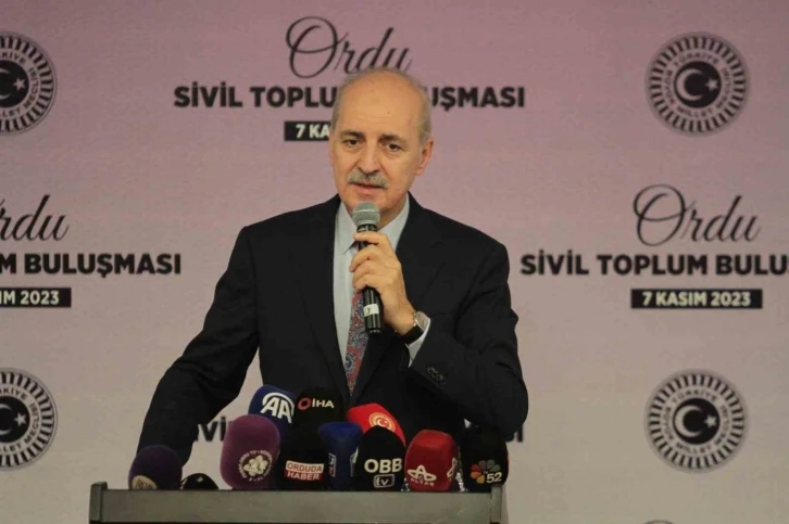 TBMM Başkanı Kurtulmuş: "Çabamız 3’üncü dünya savaşının önüne geçmek"
