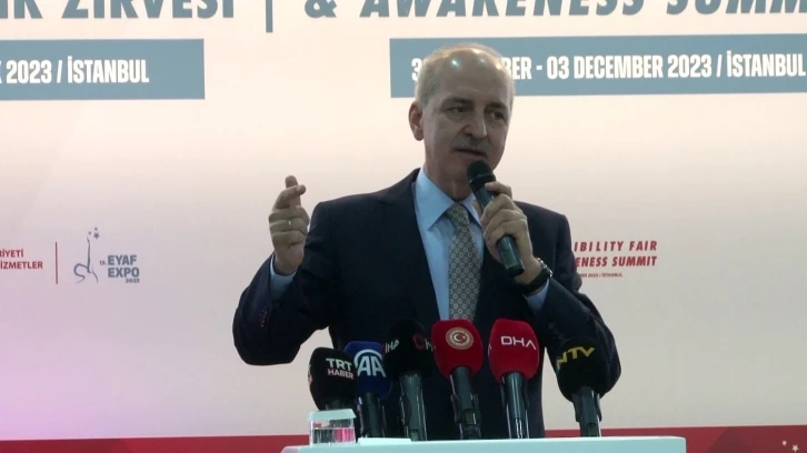 TBMM Başkanı Kurtulmuş  "Esas engel eli olduğu halde, zalime mani olmamak, mazlumun elinden tutmamaktır"
