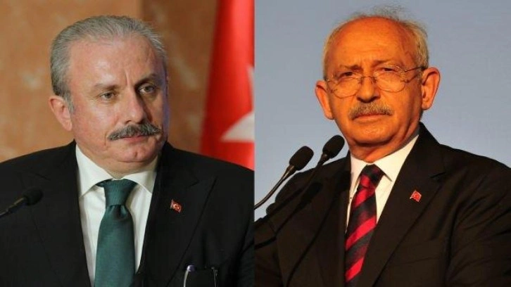 TBMM Başkanı Şentop'tan Kılıçdaroğlu'nun 