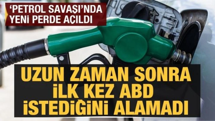 Tehditle istediğini alamayan ABD rica etti: Petrol kararını erteleyin