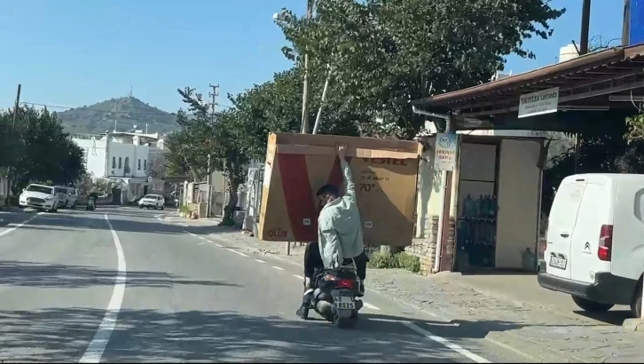 Tehlikeli yolculuk kamerada
