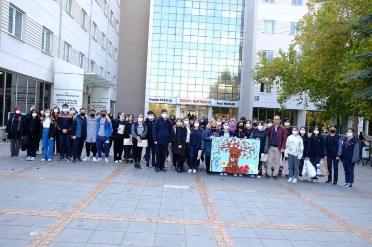 Tekden Fen ve Anadolu Lisesi öğrencilerinden anlamlı ziyaret
