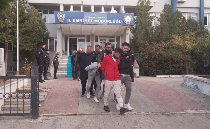 Tekirdağ’da 9 kilo uyuşturucuya 9 tutuklama
