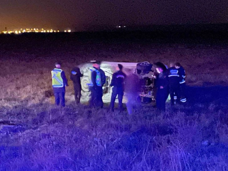 Tekirdağ’da Aracın Kontrolden Çıkması Sonucu Tarlaya Uçtu! - 1 Yaralı