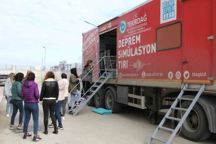 Tekirdağ’da deprem riskine karşı hazırlık çalışmaları
