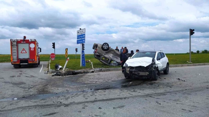 Tekirdağ’da feci kaza: 4 yaralı
