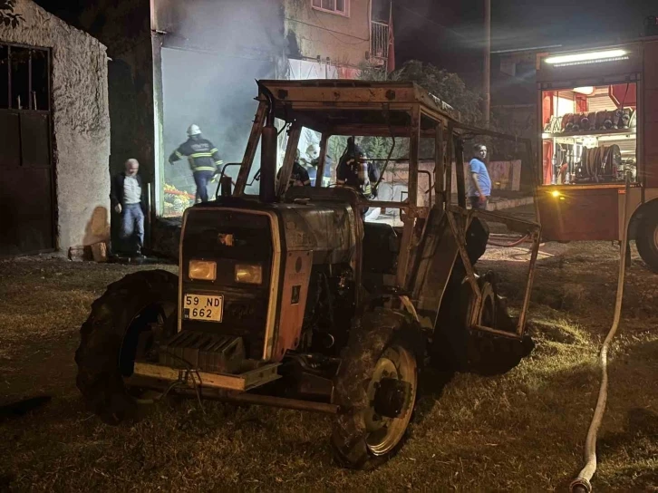 Tekirdağ’da saman deposunda yangın: 4 yaralı
