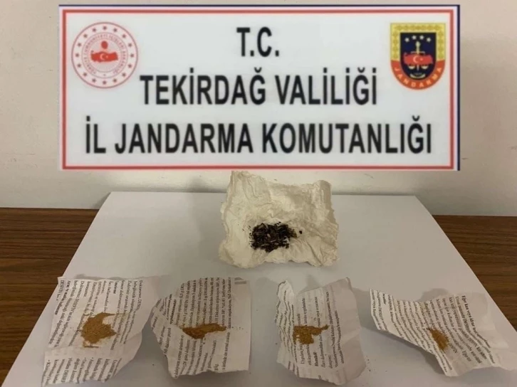 Tekirdağ’da silah ve uyuşturucu operasyonu
