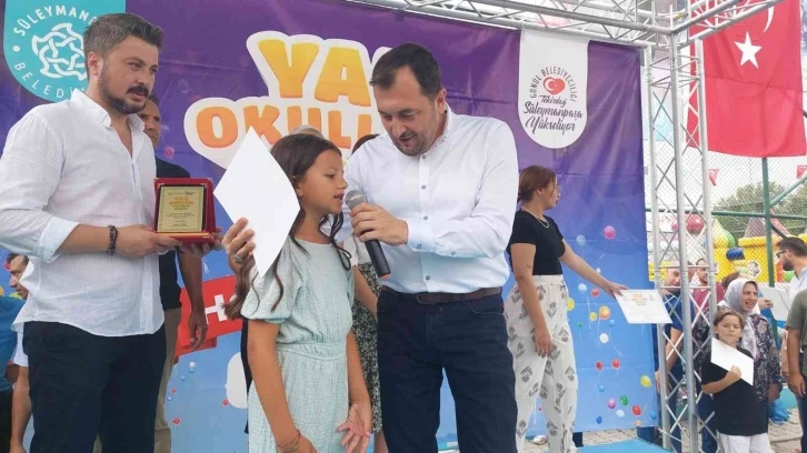 Tekirdağ’da Yaz Okulundaki 26 branşta 3 bin çocuk mezun oldu
