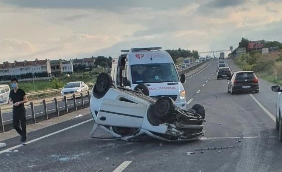 Tekirdağ’da zincirleme kaza: 1 ölü, 2 yaralı
