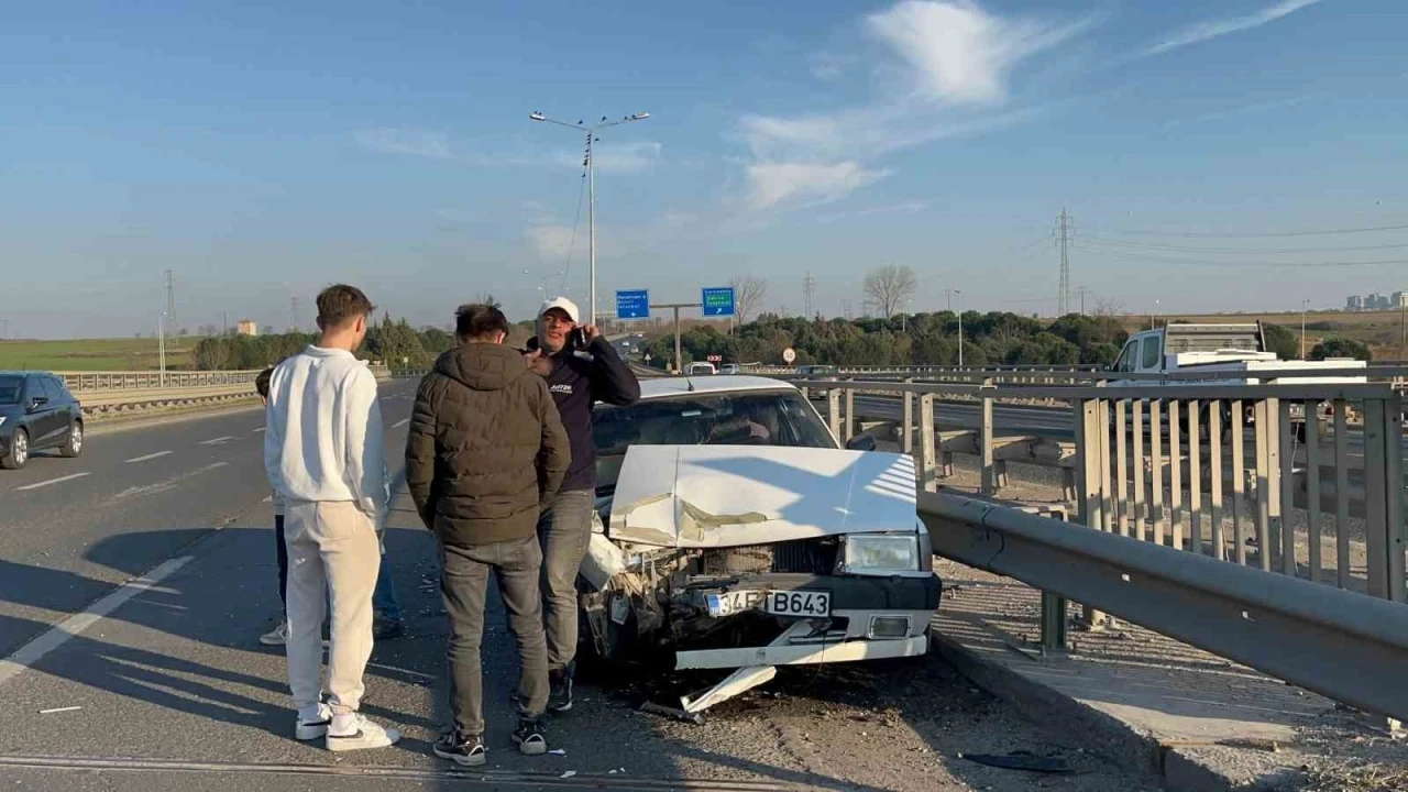 Tekirdağ’da zincirleme kaza: 2 yaralı
