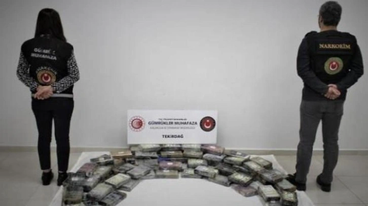 Tekirdağ Limanı'nda 114 kilo kokain ele geçirildi