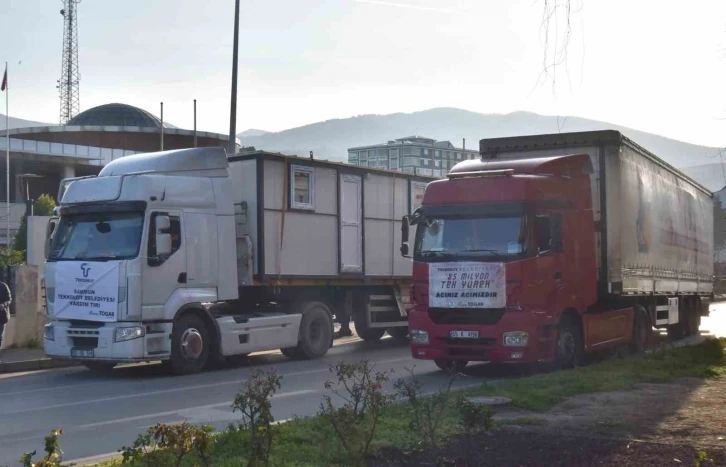 Tekkeköy’den depremzede çocuklara oyuncak
