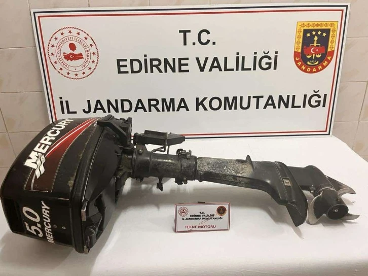 Tekne motoru çalan şüpheliler tutuklandı
