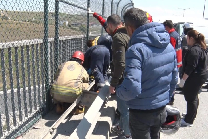 TEM Otoyolu’nda 5 araçlı zincirleme kaza: 1’i ağır 3 yaralı