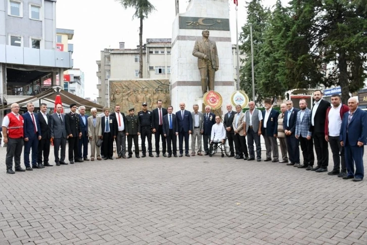 Terme’de Gaziler Günü töreni
