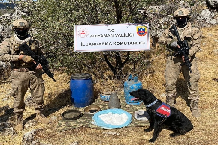 Terör örgütüne ait yaşam malzemesi bulundu