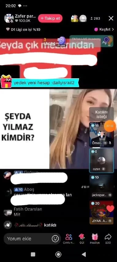 Tiktok teröristlere destek veriyor
