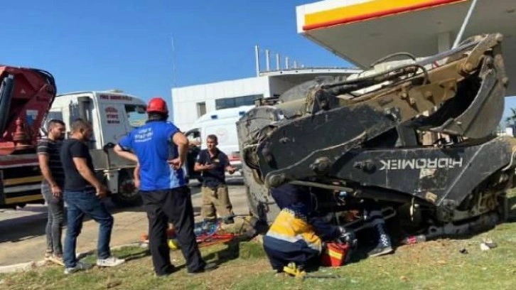 TIR ile çarpışan kepçenin operatörü öldü!