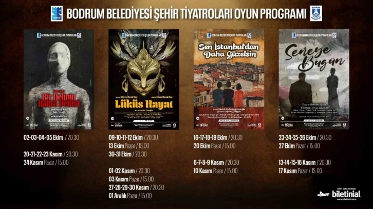 Tiyatrolu günler 1 Ekim’de başlıyor
