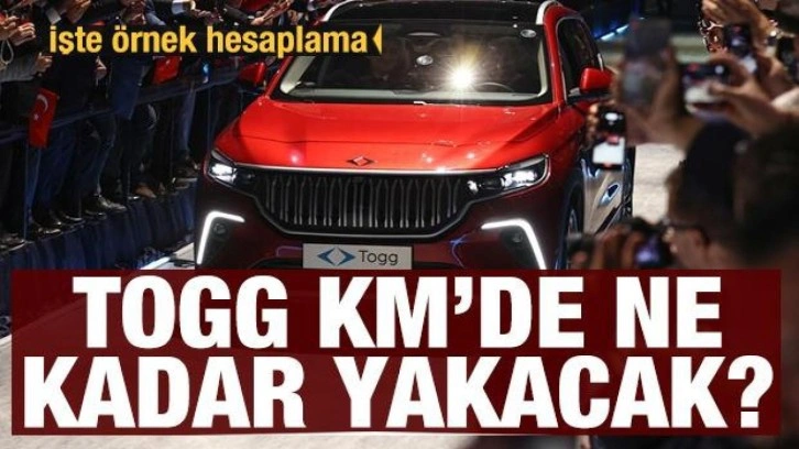 TOGG kilometrede ne kadar yakacak? İşte örnek hesaplama