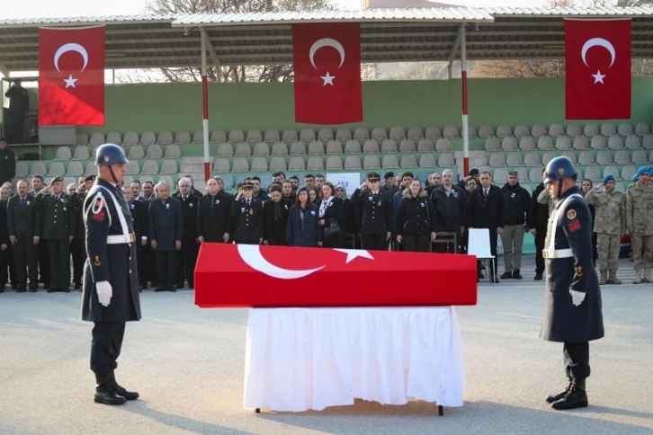 Tokat’ta kalp krizi geçiren astsubay için tören düzenlendi
