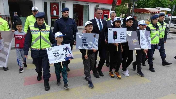 Tokat’ta yayalar için güvenli trafik uygulaması
