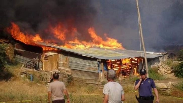 Tokat’ta korkutan yangın