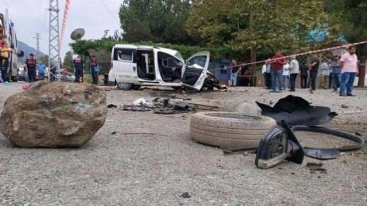 Trabzon'da 4 gün önce evlenen çifti trafik kazası ayırdı