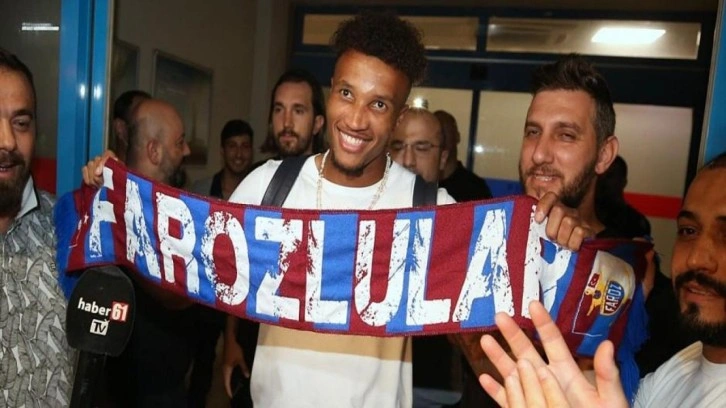 Trabzonspor'un yeni transferi Trabzon'da