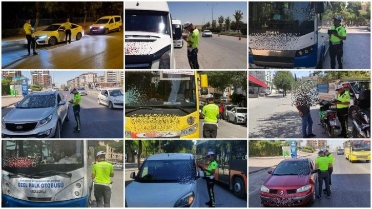 Trafik denetimlerinde ceza yağdı!