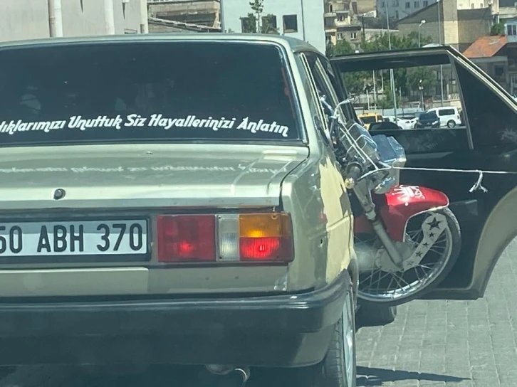 Trafikte tehlikeli yolculuk
