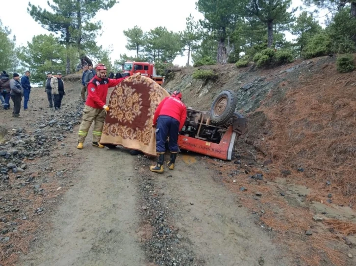 Traktörün altında kalan vatandaş hayatını kaybetti
