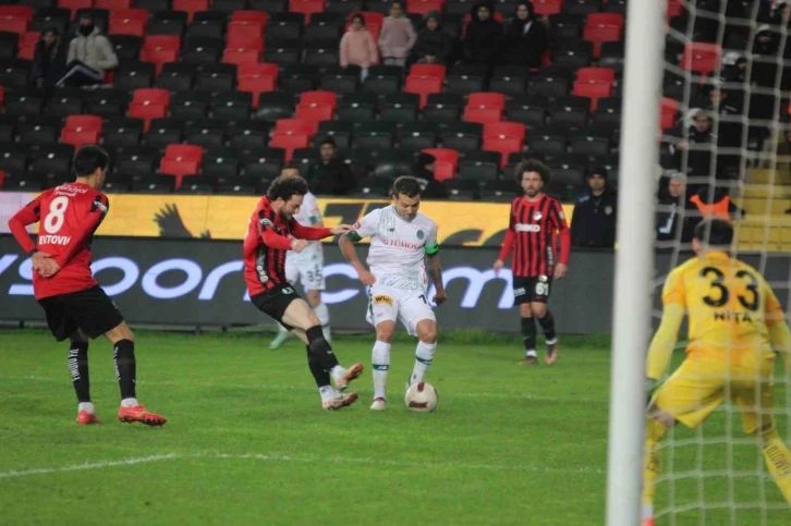 Trendyol Süper Lig: Gaziantep FK: 1 - Konyaspor: 1 (Maç sonucu)
