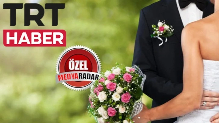 TRT Haber’in başarılı muhabirinin en mutlu günü! Dünyaevine girdi…