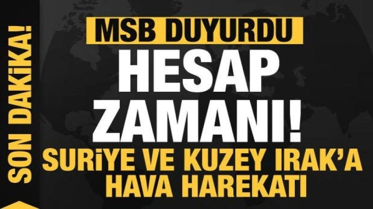 TSK'ya ait savaş uçakları Suriye'deki PKK/YPG mevzilerini vuruyor!