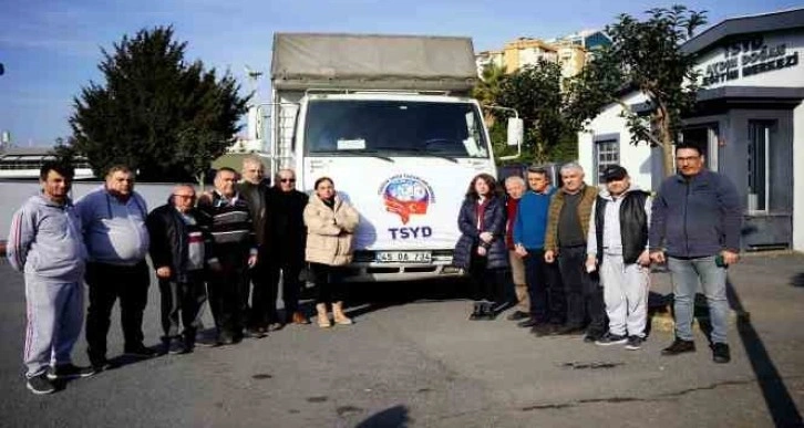 TSYD’den, deprem bölgesine destek devam ediyor