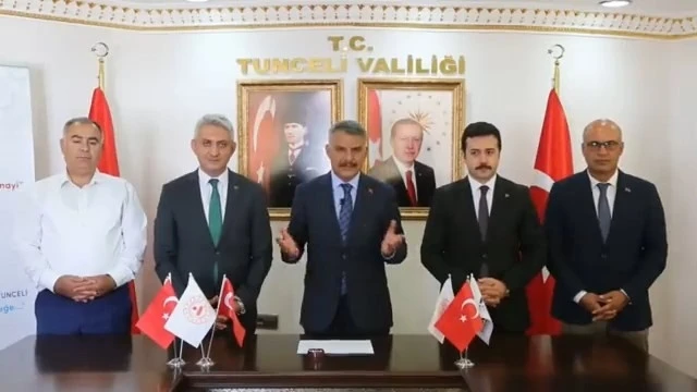 Tunceli’de 4 milyon lira değerinde 3 projenin imzası atıldı
