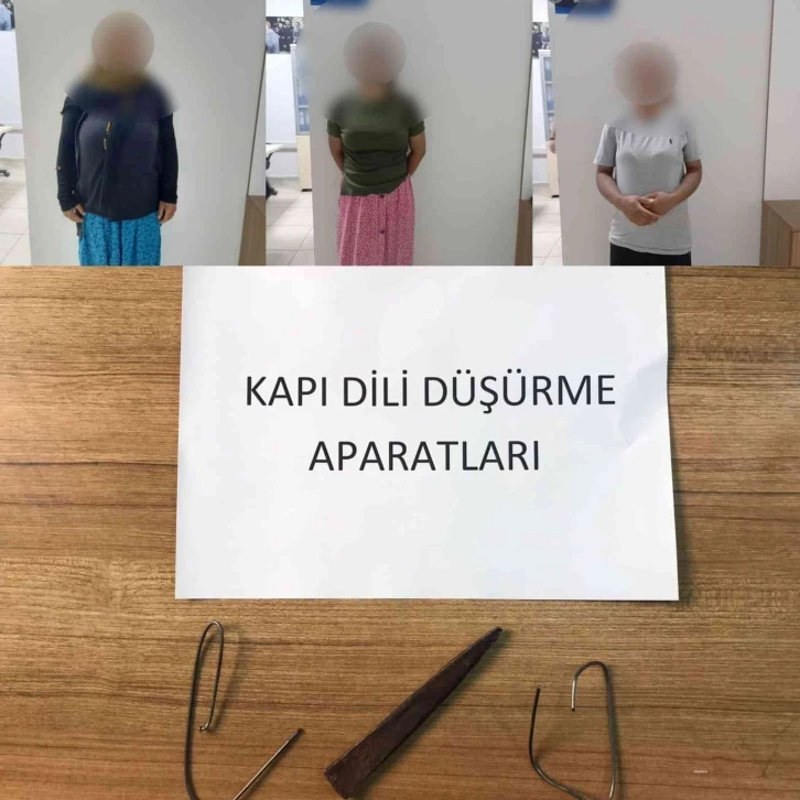 Tunceli’de hırsızlık yapmak isteyen 3 kadın suç aletleriyle yakalandı
