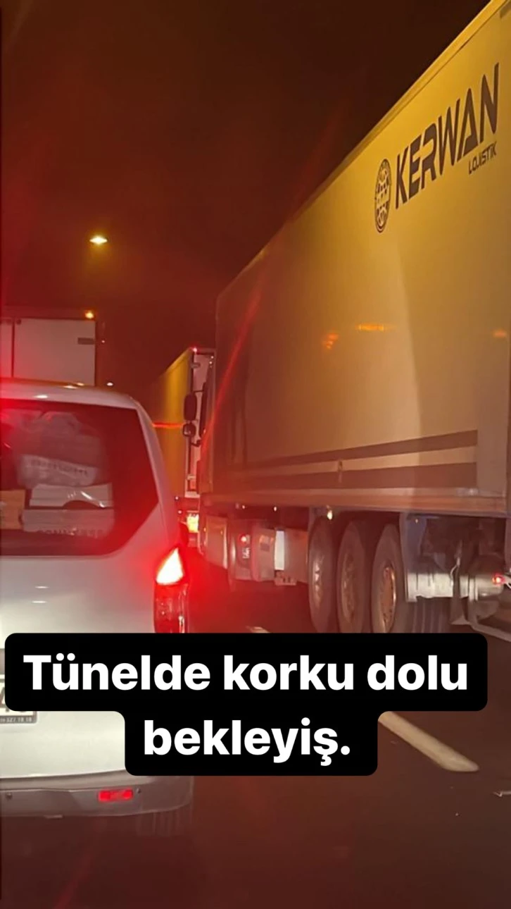 Bahçe Tünelinde korku dolu bekleyiş. 