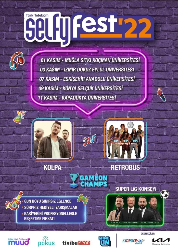 Türk Telekom Selfy ile kampüslerde festival coşkusu başlıyor
